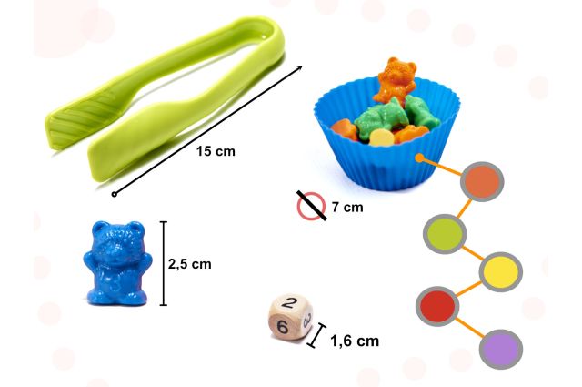 Montessori mokomieji meškučiai (44 el.)