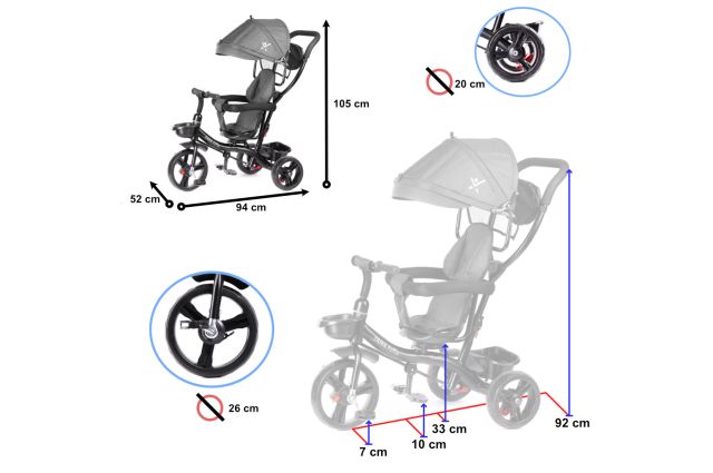 Triratukas TRIKE FIX LITE