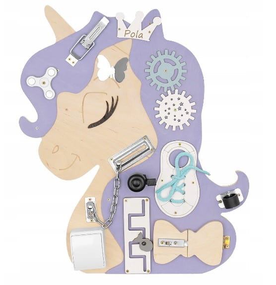 Lavinamoji lenta Montessori-ponis