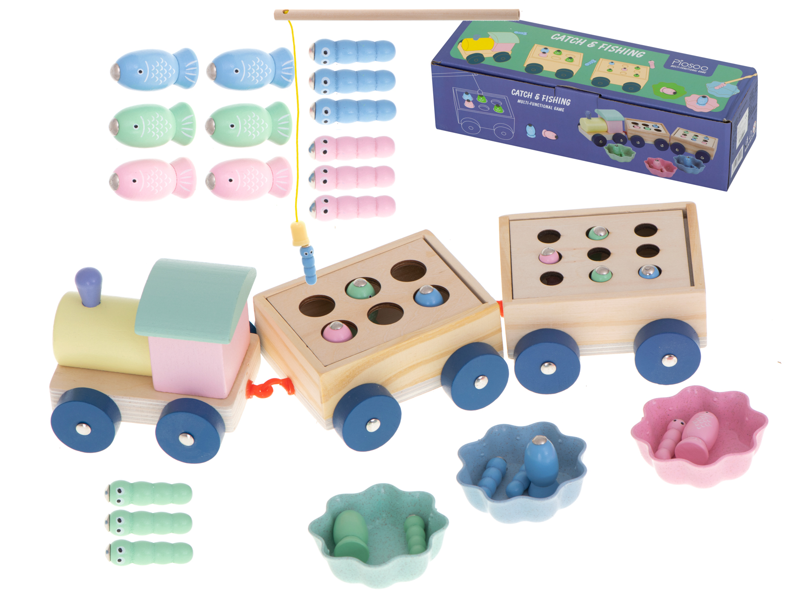 Montessori lavinamasis traukinukas