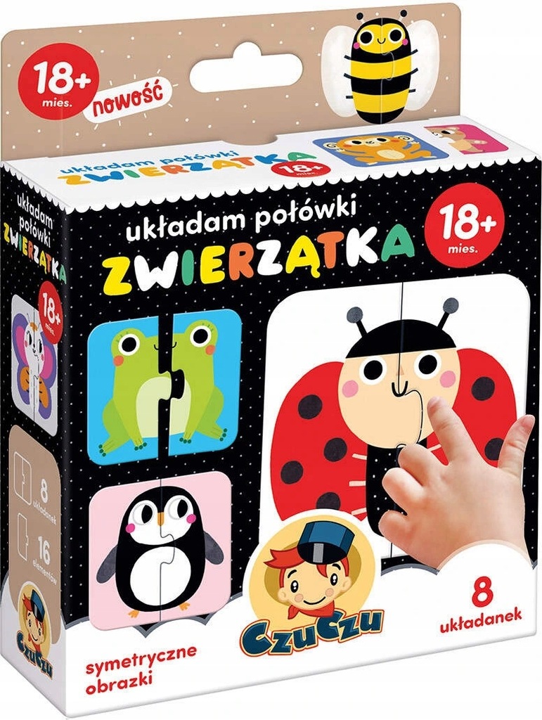 Pirmoji dėlionė-gyvūnų pusės